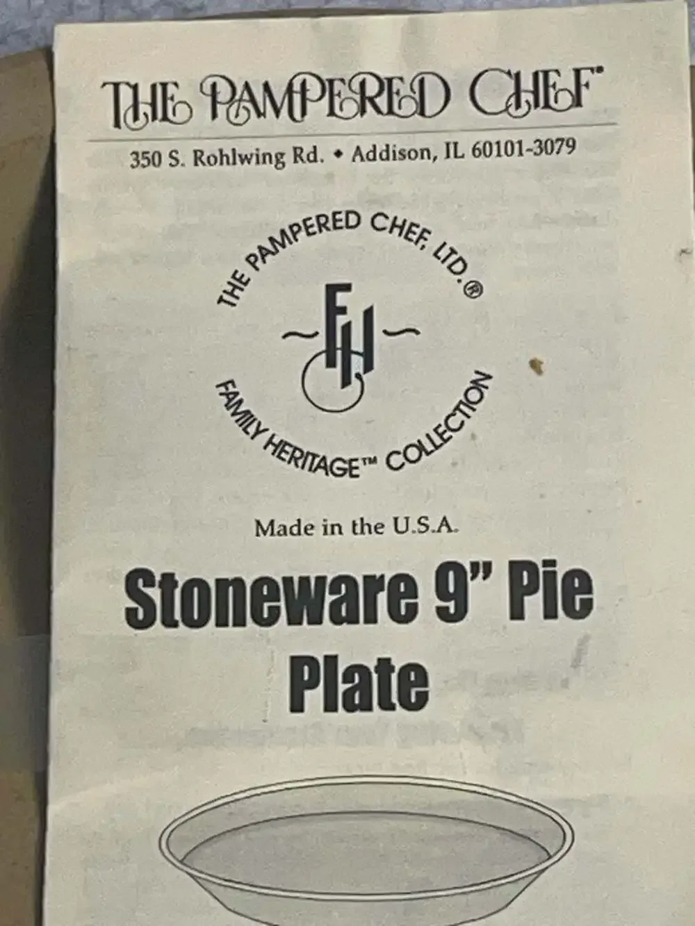 The Pampered Chef Family Heritage Collection 9